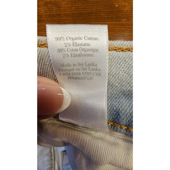 Everlane The Original Cheeky Jeans High Rise Straight Leg, Organic Cotton, Sz 27 - Picture 9 of 13